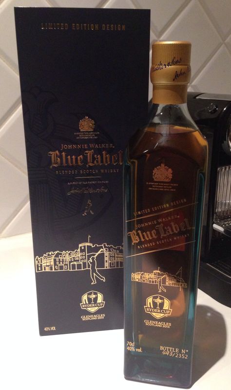 Johnnie Walker Blue 2014 Ryder Cup Edition Blue Label Snapchat Story, Wine Pub, Johnny Walker Blue Label, Johnnie Walker Blue, Eating Food Funny, Alcohol Party, Blended Scotch Whisky, Ryder Cup, Instagram Party