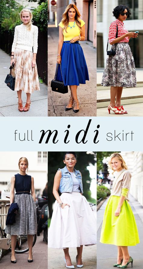 POOR LITTLE IT GIRL - Full Midi Skirt - INSPIRATION Weekend Mode, Mode Tips, Full Midi Skirt, Skirt Casual, Skirts And Dresses, Midi Skirts, Maxi Skirts, Fashion Mode, And Dresses