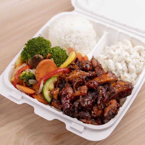 Authentic Hawaiian plate lunches, sides and salads by Hawaiian Bros Island Grill. Order online or stop by a location near you. Hawaiian Bros, Hawaiian Plate Lunch, Austin Activities, Huli Huli Chicken, Spicy Grilled Chicken, Vegetable Mixes, Pork Seasoning, Lunch Sides, Kalua Pork