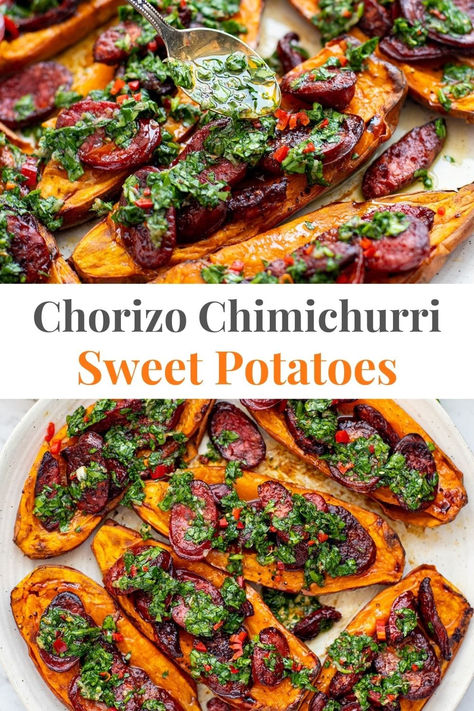 Whole 30 Chorizo Recipes, Paleo Chorizo Recipes, Chirozo Recipes, Cast Iron Skillet Recipes Dinner, Aip Meals, Paleo Dinners, Plant Based Recipes Dinner, Baked Sweet Potatoes, Chorizo Recipes