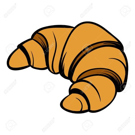 Croissant Icon Cartoon Stock Photo, Picture And Royalty Free Image. Image 107904450. Fossil Art, Good Night Messages, Web Blog, Banner Printing, Facebook Image, Photo Images, Image Photography, Free Image, Character Illustration