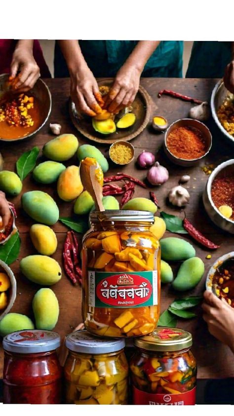 mango pickle home made Mango Pickle, Home Made, Pickles, Mango