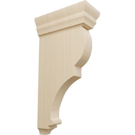 Beautiful wood brackets and corbels are the perfect choice to give detail or support to countertops, mantels, entertainment centers, range hoods, shelving and more. Available in more than 70 styles and 250 sizes, there is a design perfect for you. Offered in a range of styles from simple, minimalist shapes to elaborate carvings in floral, organic, and acanthus motifs. Our corbels and brackets are offered in seven wood types including alder, cherry, maple, red oak, walnut, mahogany, or paint grad Alison Victoria, Wood Rosettes, Interior Wood Trim, Stainless Steel Handrail, Minimalist Shapes, Decorative Brackets, Kitchen Cabinet Styles, Into The Wood, Wood Corbels