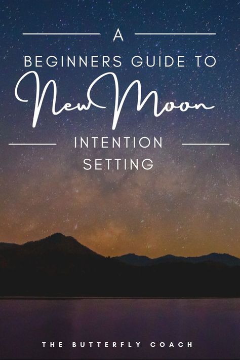 A Beginners Guide to a New Moon Ritual Intentions For New Moon, First New Moon Of The Year, New Moon Intentions Examples, New Moon Ritual For Beginners, New Moon Pictures, Intention Setting Ritual, New Moon Manifestation, New Moon Meaning, New Moon Intentions