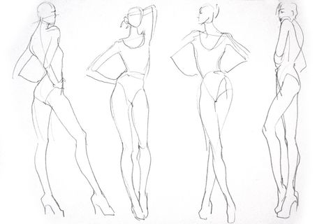 Figures Drawing, Fashion Sketch Template, Fashion Illustration Template, Fashion Model Drawing, Costume Illustration, Fashion Croquis, Fashion Illustration Poses, Fashion Model Sketch, Sketch Template