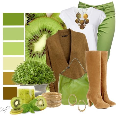 Kiwi Love Kiwi Inspired Outfits, Seeds Color, Design Seeds, Green Jeans, Closet Space, Color Collection, Colourful Outfits, Dream Wardrobe, Kiwi