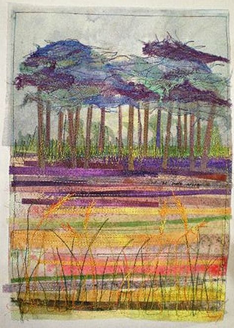 Landscape Art Quilts, Art Quilting, Landscape Quilt, Quilt Modernen, Fiber Art Quilts, Landscape Quilts, Picture Quilts, Fabric Pictures, Textile Fiber Art