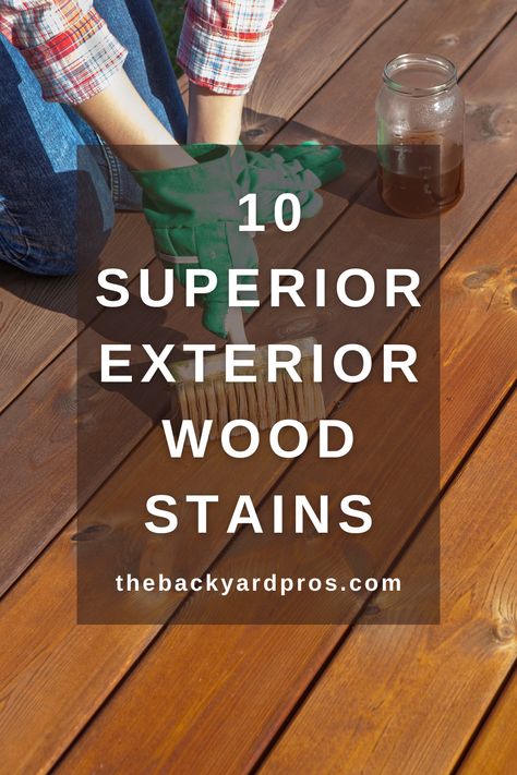 Discover the secret to a picture-perfect outdoor space with our handpicked collection of the best exterior wood stains! Formulated to withstand the harshest outdoor conditions, these stains offer unmatched protection against fading, peeling, and cracking. With a range of colors and finishes available, you can easily find the perfect stain to complement your home's exterior and express your unique style.