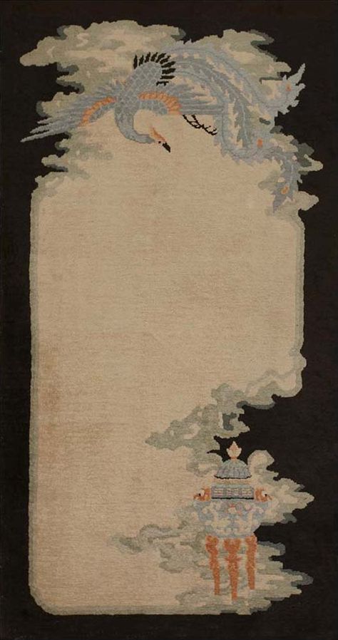 Chinese Art Deco Rug, Japanese Carpet, Asian Art Deco, Chinese Carpet, Chinese Deco, Japanese Art Deco, Art Deco Carpet, Painting Carpet, Chinese Art Deco