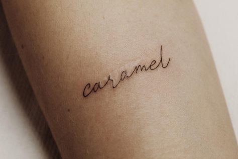 Caramel Tattoo, Piercing Inspo, Wrist Tattoo, Tattoo S, S Tattoo, Piercing Tattoo, Travel Tattoo, Pretty Tattoos, Tattoos Ideas