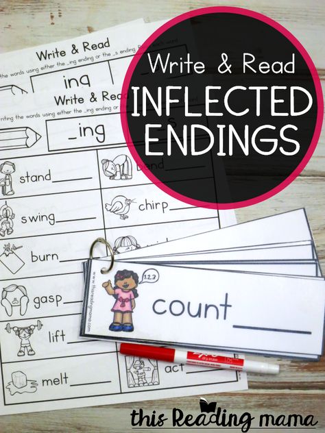 The Three Sounds of -ed Printable Pack - This Reading Mama Ed And Ing Endings Activities Free, Word Endings Activities, Inflectional Endings Activities, Ing Phonics, Word Endings, Inflectional Endings, Reading Tutor, Word Reference, Literacy Specialist