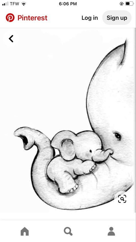 Baby Elephant Drawing, Baby Animal Drawings, Elephant Drawing, Baby Drawing, Cute Easy Drawings, Simple Doodles, Book Art Drawings, Art Drawings Sketches Simple, Cool Art Drawings