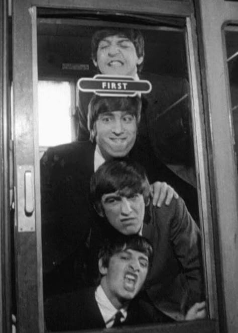 Paul. John. George. Ringo Beatles Funny, All My Loving, Beatles George, Beatles Love, Bug Boy, Beatles Photos, Beatles Pictures, Beatles Fans, Paul George