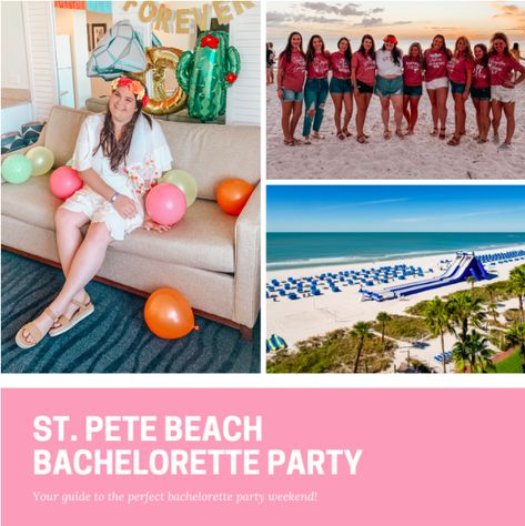 St Pete Beach Bachelorette Party, St Petersburg Florida Bachelorette Party, St Pete Bachelorette Party, Bachlorette Weekend, Best Us Beaches, Bachelorette Locations, Final Fiesta Bachelorette, St Pete Beach Florida, Beach Bachelorette Party