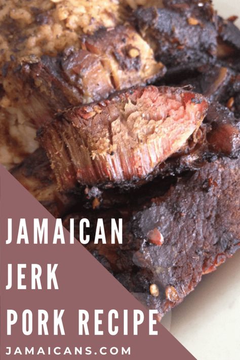 Jerk Pork Recipes, Jamaican Jerk Pork, Jerk Recipe, Jerk Sauce, Jerk Chicken Recipe, Jamaican Jerk Seasoning, Vinegar Benefits, Jamaica Food, Jerk Pork