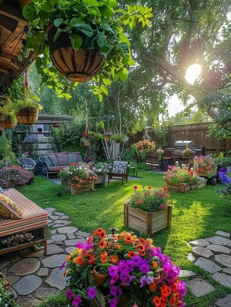 Dream Backyard Garden, Dream Yard, Casa Vintage, Outdoor Stuff, Home Garden Design, Backyard Inspo, Magical Garden, Home Landscaping, Outdoor Decor Backyard