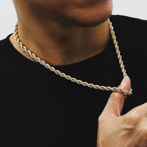 Urban Jewelry, Run Dmc, Gold Rope Chains, Gold Chains For Men, Rope Design, Jewelry Model, Men Jewelry, The Golden Age, Classic Jewelry