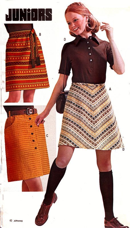 1970s Skirt, 70s Skirt, 1960 Dress, Fashion Decades, 60s 70s Fashion, Fashion 70s, 60s And 70s Fashion, 70s Women, 70s Inspired Fashion