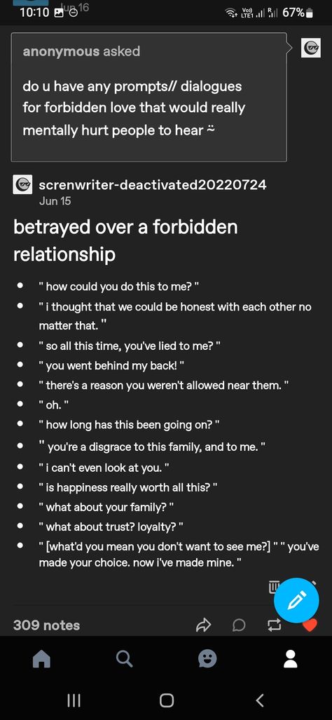 Writing Prompts About Betrayal, Forbidden Love Dialogue Prompts, Betrayal Story Prompts, Love Story Prompts Ideas, Betrayal Prompts Writing, Forbidden Love Writing Prompts, Forbidden Romance Prompts, Writing Betrayal, Betrayal Writing Prompts