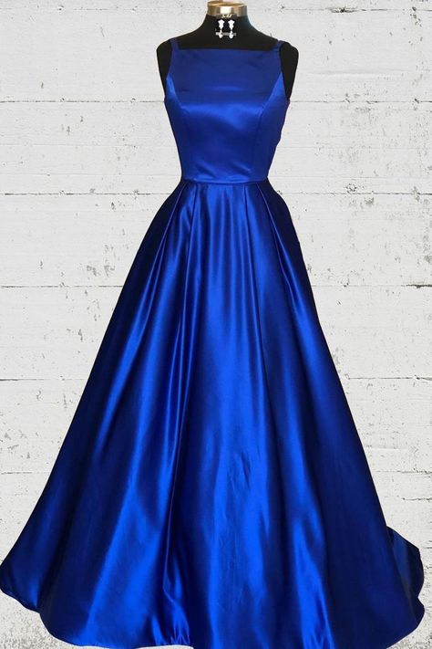 Symbols Tattoos, Blue Gowns, Royal Blue Prom Dress, Royal Blue Prom, Prom Dress Long, 2020 Prom Dresses, Blue Prom Dress, Royal Blue Prom Dresses, Satin Dress Long