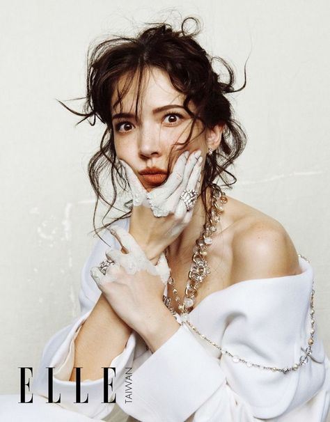 Ann Hsu @ ELLE Taiwan October 2017 Taiwan, Short Hair Styles, Dreadlocks, Actresses, Magazine, Tank Tops, Celebrities, Hair Styles, Photography