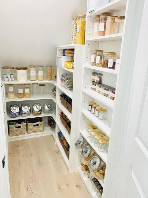 #stairsdesign #homdecor #stairsdecor Under Stair Pantry, Pantry Under The Stairs, Organize A Pantry, Kitchen Under Stairs, Under Stairs Pantry, Narrow Pantry, Under Stair Storage, Closet Under Stairs, Pantry Closet Design