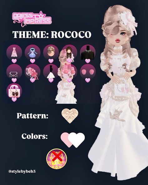 #dresstoimpress #sims4dresstoimpress #dress #sims4 #roblox #dti #dtifashion Good Dti Outfits Non Vip, Best Dti Outfits Non Vip, Dti Rococo No Vip, Rococo Dti Outfits No Vip, Dress To Impress Roblox Rococo, Dti Outfits Not Vip, Cute Dti Outfits Non Vip, Rococo Dress To Impress No Vip, Dress To Impress Hacks Non Vip