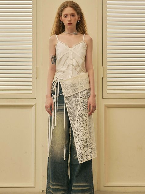 Geometric Splicing Layered Hollow Apron Skirt – ARCANA ARCHIVE Patchwork Skirt Outfit, Apron Skirt, Layered Outfits, Patchwork Skirt, Caicos Islands, Pitcairn Islands, Turks And Caicos Islands, Uganda, Apron