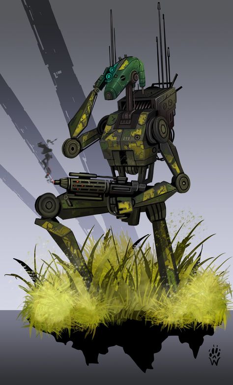 Star Wars Droids Concept Art, Battle Of Endor, Star Wars Battle Droids, Starwars Fanart, Star Wars Background, Battle Droid, Star Wars Trooper, Star Wars Characters Pictures, Star Wars Droids