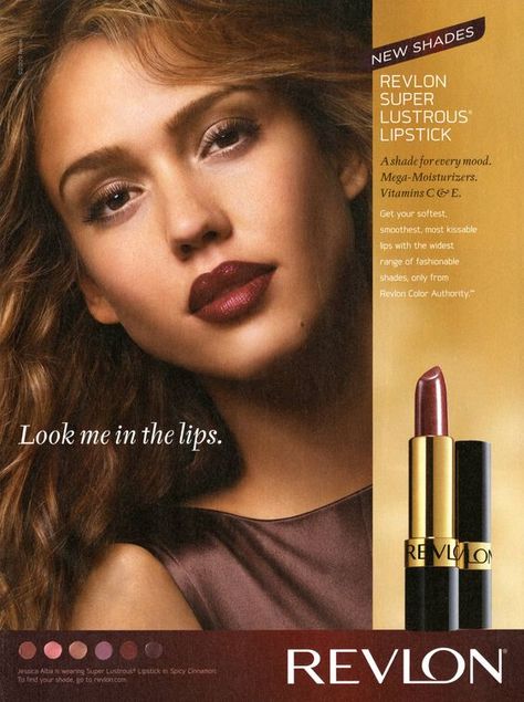 2000s Makeup Ads, 90s Makeup Ads, 90s Makeup Tutorial, 1990s Makeup, 90s Makeup Trends, 90s Makeup Look, Lipstick Ad, Vintage Makeup Ads, Revlon Lipstick