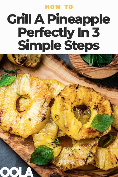 How To Grill Pineapple, Peaches Salad, Grilled Fruit Dessert, Grill Pineapple, Grilled Potato Recipes, Grilled Fruit Recipes, Grilled Pineapple Recipe, Grilled Appetizers, Grilled Peach Salad