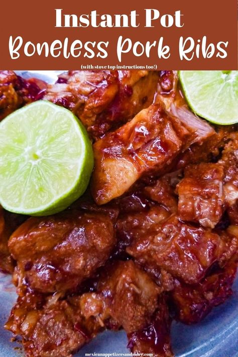 Bbq Boneless Pork Ribs Instant Pot, Boneless Pork Ribs Instant Pot Easy, Boneless Pork Spare Ribs Instant Pot, Instant Pot Boneless Ribs Recipe, Boneless Pork Rib Recipes Instant Pot, Insta Pot Boneless Pork Ribs, Instapot Boneless Pork Ribs, Boneless Spare Ribs Instant Pot, Pressure Cooker Boneless Pork Ribs