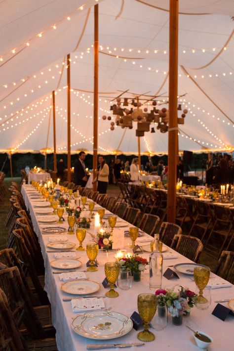 Lantern Installation, Party Tent Decorations, Tents Wedding, Sperry Tent Wedding, Backyard Tent Wedding, Outdoor Tent Wedding, Backyard Tent, Backyard Reception, Intimate Dinner