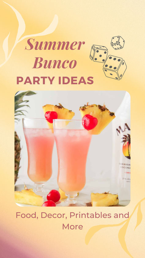 Summer is the season of sunshine, laughter, and good times with friends. And what better way to kick off the warm weather than with a fun and festive bunco party?  #bunco #summerbunco #buncoprintables #buncoparty May Bunco Ideas Party Themes, Bunco Themes Ideas, Bunco Party Ideas, Bunco Party Themes, Flower Party Themes, Bunco Gifts, Bunco Themes, August Themes, Bunco Party