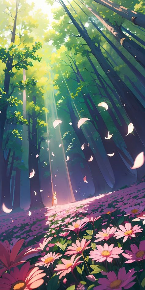 Anime Forest, 8k Wallpaper Iphone, Whats Wallpaper, Wallpaper Estetika, Wallpaper For Mobile, Cocoppa Wallpaper, Wallpaper Collage, 8k Wallpaper, Pretty Landscapes