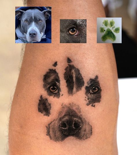 Puppy Paw Tattoo, Nose Tattoo, Dog Print Tattoo, Pawprint Tattoo, Dog Memorial Tattoos, Dog Paw Tattoo, Puppy Paw, Paw Tattoo, Tasteful Tattoos