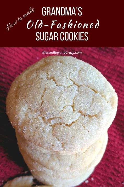 Old Fashioned Sugar Cookie Recipe, Powdered Sugar Cookies, Glutenfree Cookies, Old Fashioned Sugar Cookies, Food Recipes Dessert, Drop Sugar Cookies, Sugar Cookie Cups, Gluten Free Sugar Cookies, Chewy Sugar Cookies