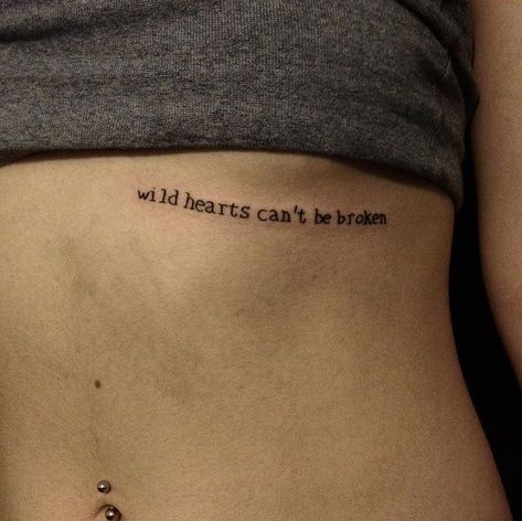 Wild hearts can't be broken tattoo, black tattoo sentence, tattoo design ideas, dövme, dövme fikirleri, vahşi kalpler kırılamaz dövme Wild Tattoos For Women, Be Wild Tattoo, Wild At Heart Tattoo, Wild Heart Tattoo, Tattoo Sentences, Under Chest Tattoo, Hearts Tattoo, Cute Hand Tattoos, Dandelion Tattoo