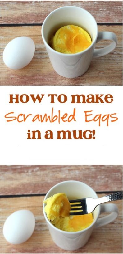 Eggs In A Mug, 5 Ingredient Breakfast, Easy Scrambled Eggs, Microwave Mug Recipes, Scrambled Eggs Recipe, Frugal Girls, Healthy Breakfast Ideas, Simple Breakfast, Eggs Recipe