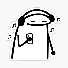 Flork Music" Sticker for Sale by sabahnaveed | Redbubble Cute Music Stickers, Music Aesthetic Stickers, Music Stickers Printable, Music Stickers Aesthetic, Concert Stickers, Laptop Stickers Ideas, Flork Sticker, Musical Stickers, Headphones Sticker