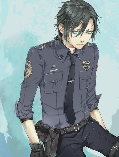 Tags: Anime, Himeichiko, Nitro+CHiRAL, Togainu no Chi, Handgun, Rolled Up Sleeves, Police Uniform Cop Uniform Drawing, Police Character Design Male, Police Uniform Drawing, Anime Policeman, Officer Anime Guy, Police Officer Anime Guy, Anime Police, Jennifer Flores, Sleeves Tattoos