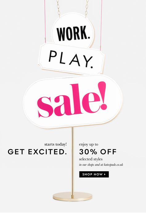 Kate Spade Sale email GIF Clearance Sale Poster, Email Gif, Design Print Layout, Sale Email, Black Friday Design, Poster Design Layout, Sale Emails, Business Marketing Plan, Handmade Packaging