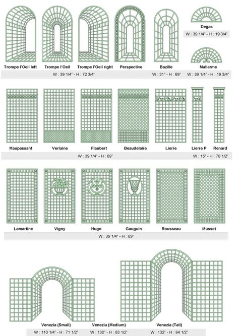 decisions decisions Garden Gates And Fencing, Trellis Design, French Garden, Garden Trellis, Garden Structures, Garden Gates, Outdoor Rooms, Garden Room, Fencing