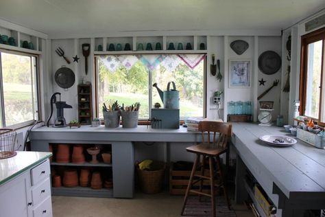 She Shed Decorating Ideas | HGTV Shed Ideas Interior, She Shed Decorating Ideas, She Shed Plans, She Shed Interior, Garden Shed Interiors, Garden Shed Ideas, Shed Interior, Shed Ideas, Craft Shed