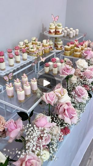 Luxury Desserts, Butterfly Sweet 16, Appetizers Table, Waiting For Her, Dessert Cups, Monarch Butterfly, Dessert Bars, Charcuterie Board, Dessert Table