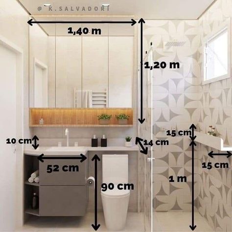 Bathroom Layout Plans, Learn Interior Design, Cottagecore Living, Wc Design, Bathroom Dimensions, Furniture Design Sketches, Restroom Design, Bathroom Design Layout, Bathroom Plans