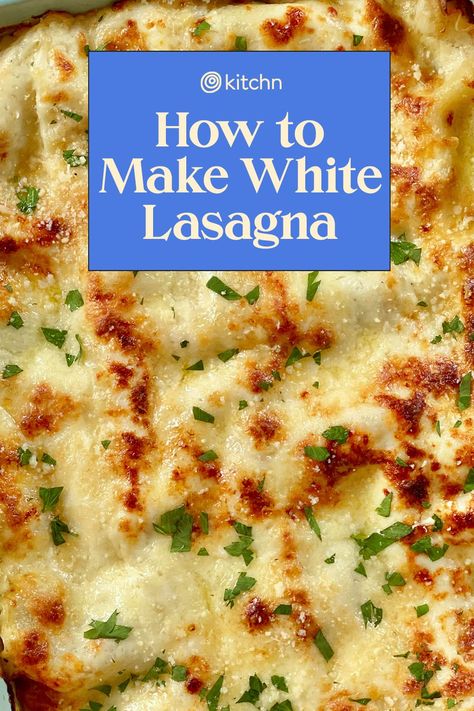 Lasagna Recipe Alfredo, White Spinach Lasagna Recipe, No Tomato Lasagna Recipe, White Lasagna Recipe Sausage, Best White Lasagna Recipe, White Cheese Lasagna, White Lasagna Sausage, White Lasagna Recipe Vegetarian, White Lasagna With Italian Sausage