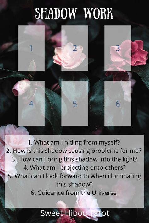 Tarot Questions To Ask Daily, How To Start Shadow Work, Work Tarot Spread, Shadow Work Tarot, Tarot Questions, Oracle Card Spreads, Shadow Work Spiritual, Tarot Reading Spreads, Tarot Interpretation