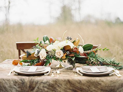 Grooms Table, Antler Wedding, Magnolia Wedding, Viking Wedding, Feather Wedding, Wedding Table Decorations, Wedding Flower Arrangements, Woodland Wedding, Autumn Wedding