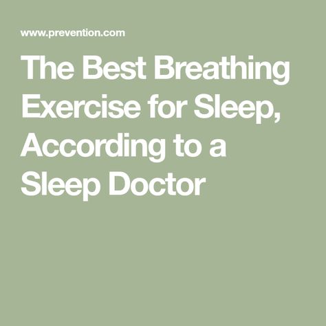 Breathing Exercises For Sleep, Fall Asleep Fast, Best Marriage Advice, Sleep Remedies, Fall Asleep Faster, Breathing Techniques, Breathing Exercises, A Doctor, Fall Asleep